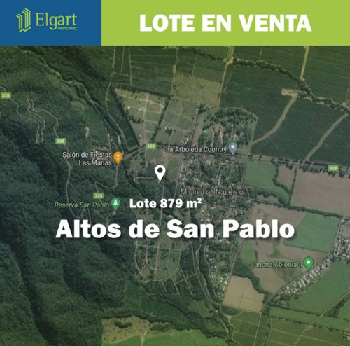 Terreno En Venta En San Pablo Y Villa Nougués