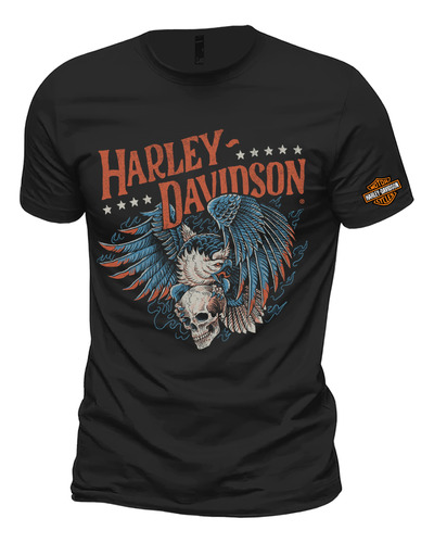 Playera Harley Davidson 15 Cuello Redondo