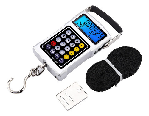Báscula Electrónica Para Equipaje De 50 Kg Con Anzuelo