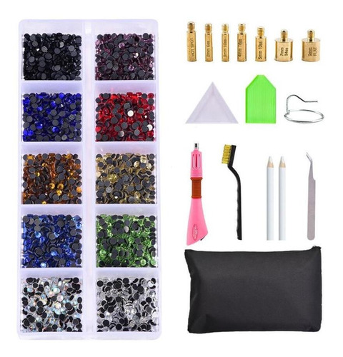 Kit Aplicador De Diamantes De Imitación Diy