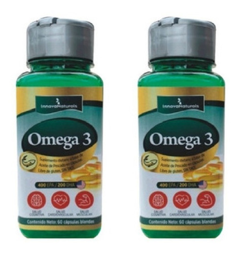 Omega 3 Concentrado | 100% Puro | Certificado Ifos | X2 Unid