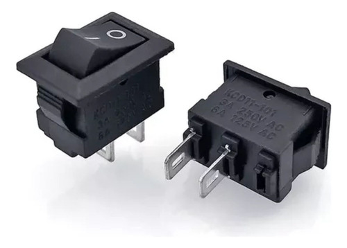 Chave Gangorra Mini Kcd11-101 3a / 250v 2 T 2 P - Emb 10pçs
