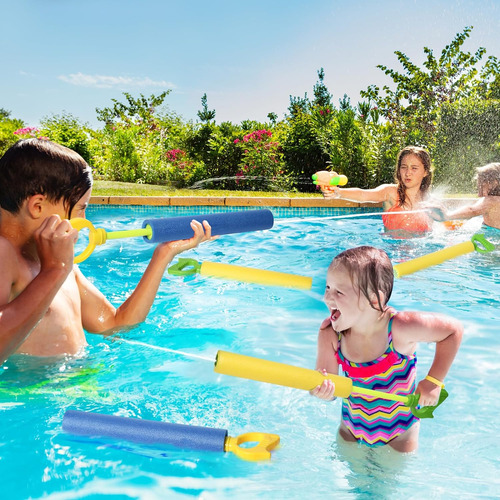 4-pack Water Blaster Soaker Guns Set,15'' Water Guns With...