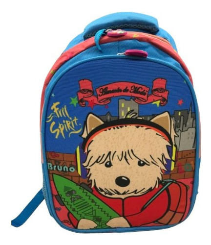 Mochila Infantil Perritos Quemoda Escolar Primaria Jardin