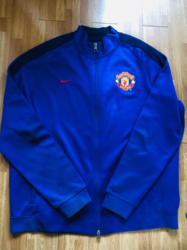 Jersey Manchester United Talla Xl Chamarra Azul Inglaterra