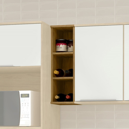 Armario de bodega aéreo modulado Verace Espresso Wt de 20 cm