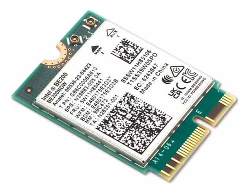 Tarjeta Wi-fi Intel Be200 Estándar M.2 Wifi 7 Bluetooth 5.4