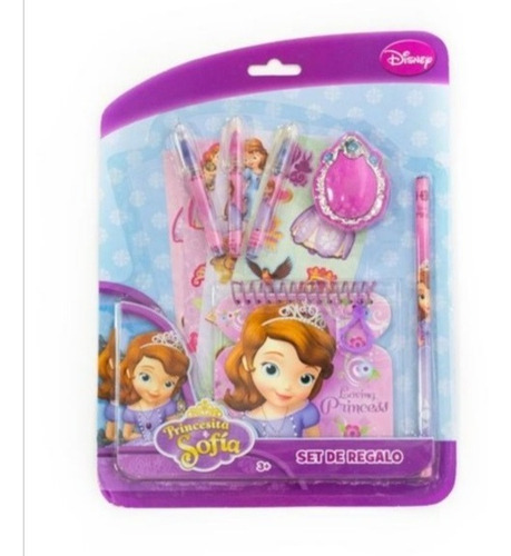 Princesa Sofia Set De Regalo Útiles Para Niñas