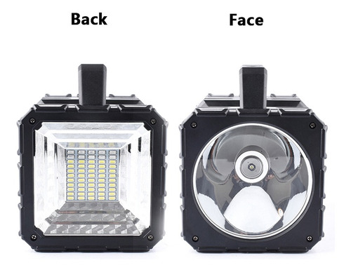 Linterna De Reflector Led Recargable Súper Potente