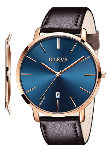 Olevs Relojes Minimalistas Ultra Finos Para Hombre, Reloj An