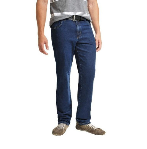 Calça Jeans Com Lycra Plus Size Grande Masculina Até Nº 68