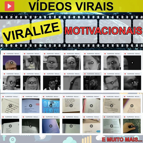 Mega Pack 35k Vídeos Virais P/ Redes Sociais Envio Rapido