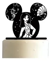 Comprar Cake Topper Adorno Torta - Mulan Mickey Adorno Torta
