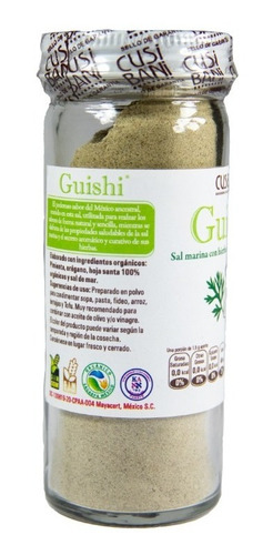 Cusibani Guishi: Sal Marina Hierbas Aromáticas Vegano 100g