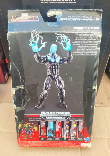 Electro Marvel Legends Amazing Spiderman 2 Andrew Garfield (Usado)