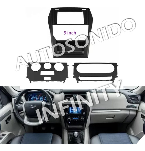 Bisel Adaptador Radio Mahindra Scorpio 9 Pulgadas 2015 