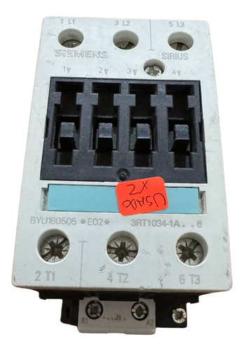 Siemens 3rt1034-1aj16 Contactor (115v-30a)