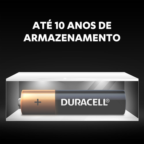 Pilha Alcalina Aaa Duracell 8 Unidades