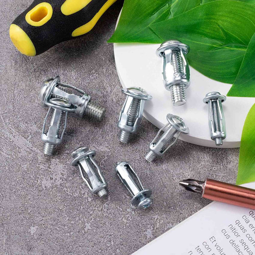 Porcas De Conector Cristalino M 4 M5 M6 M8, Expansão De Aço