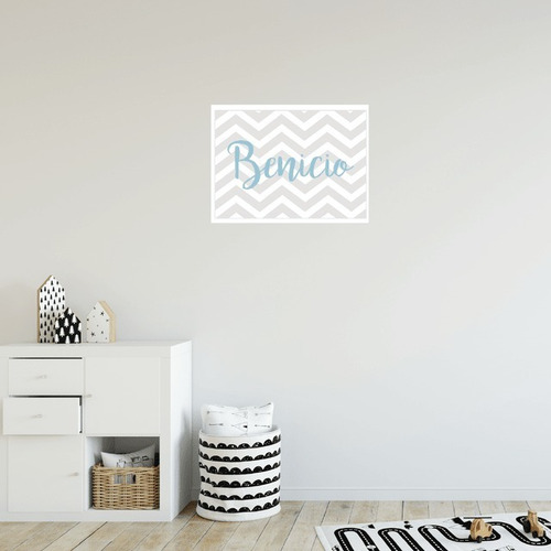 Imagen 4 de 4 de Cuadros Con Nombre - 30x40 Nene - Nenas - Infantil