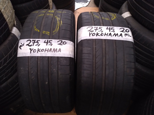 2pneus P/porsche Yokohama Advan Sport 275/45/20 Usado (Usado)