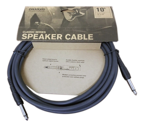 Cable Para Bocina Conector Plug 1/4  Planet Wave Pw-cspk-10