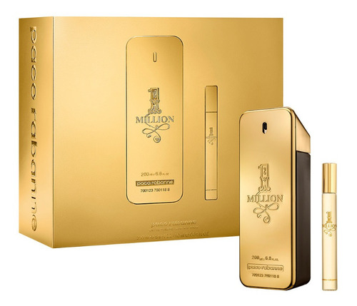 Estuche One Million Paco Rabanne Edt 200ml + Edt 10ml Promo!