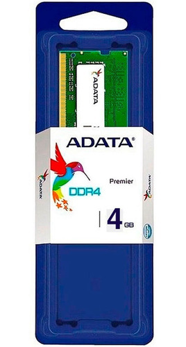 Imagen 1 de 5 de Memoria Ram 4gb Ddr4 2666mhz Adata Para Portatil Y Aio