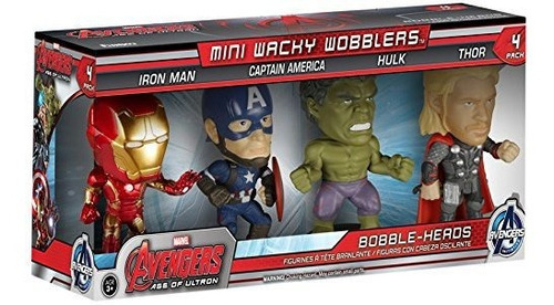 Figuras De Acción Avengers 2 Mini Wobbler (4 Unidades)