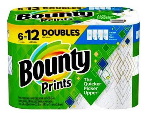 Toallas Para Cocina Bounty Prints 6=12
