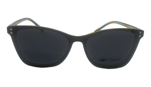 Óculos De Grau Clipon X-treme Hindi Marrom E Azul 0041demibi