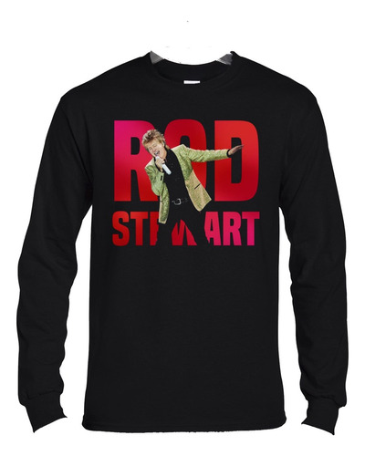 Polera Ml Rod Stewart Logo Singing Rock Abominatron