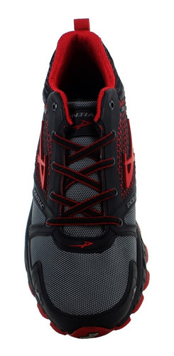 Imagen 3 de 6 de Pontiac Tenis Todo Terreno Gris Oxford/vino Para Hombre 7877