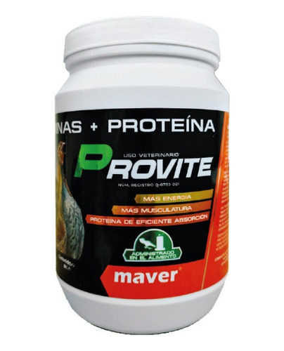 Provite 125gr Proteina Y Vitamina Para Gallo, Gallina, Pollo