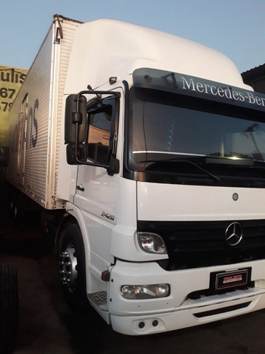 Imagem 14 de 18 de Mb Atego 2428 2009 Com Bau Mecânica Revisada