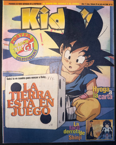 Revista Kidys #78 - Anime La República - Año 2000