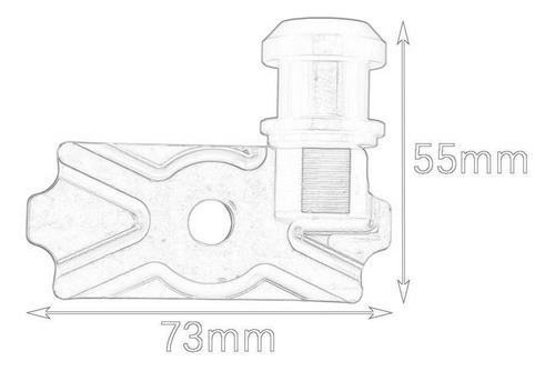 Adaptador De Carrete Para Motocicleta, Montaje De Gris