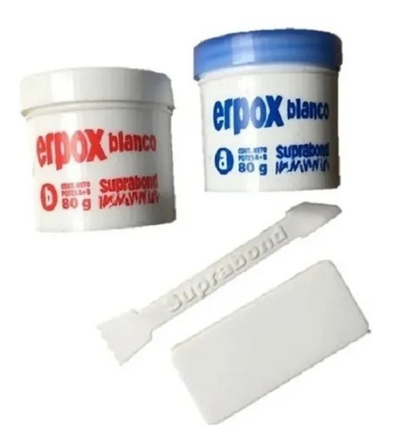 Nuevo Adhesivo Erpox Blanco Bachas Y Sanitarios 80 Suprabond