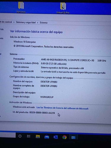 Notebook Lenovo V110 Amd A9