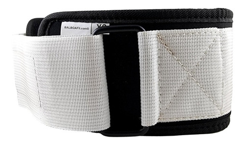 Imagen 2 de 6 de Cinturon Fuerza Recto 4 Pulgadas Balboafit Gimnasio Lumbar