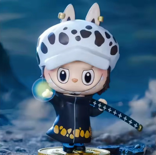 Lbb Labubu One Piece Pop Mart Série Monstros, Caixa