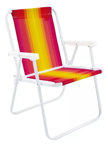 Silla Playera Ideal Para Camping, Playa, Jardin