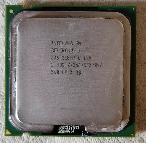 Procesador Intel® Celeron® D 336 256k 2,80ghz, 533 Mhz (Usado)