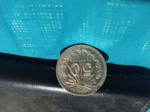 Moneda De Plata 50 Centavos Resplandor Varias Fechas