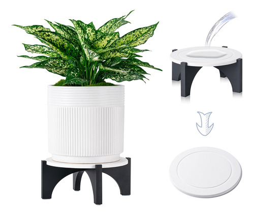 Soporte Mejorado Para Plantas De Interior Con Juego De Plat.