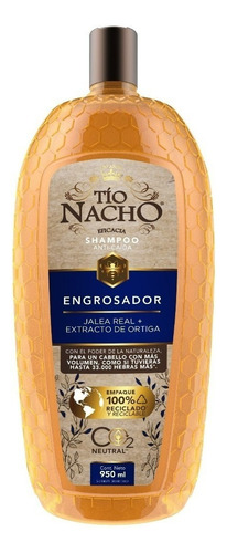 Shampoo Tío Nacho Eficacia Engrosador Jalea Real 950 Ml