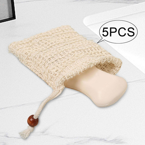 5 Unidades De Sacos De Espuma Para Sabonete, Rede Com