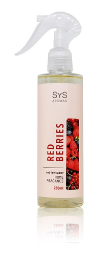 Pulverizador Ambientador Sys Pistola 250ml Frutos Rojos 