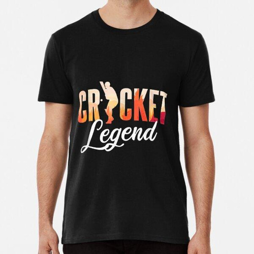 Remera Gran Cricket Legend Design Gift Cricketer Boys Algodo