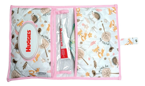 Kit Almofada Amamentação+ Porta Fralda Menino Menina 2 Peças Fox